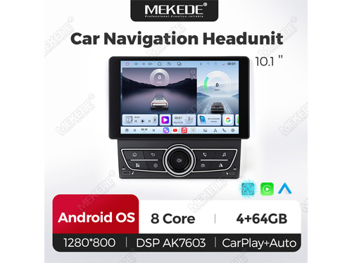 10.1 Inch Floating Android Car Head Unit, Single Knob