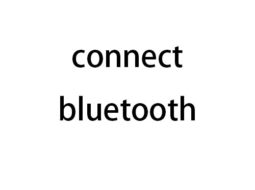 connect bluetooth