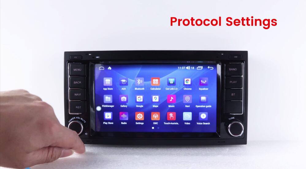 7.Protocol settings-M700S Small screen machine