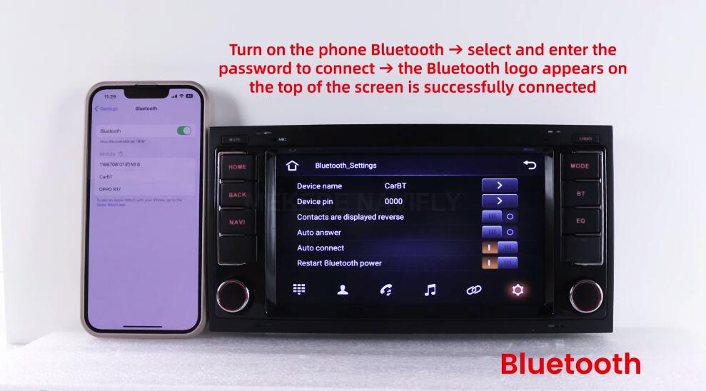 6.Bluetooth Carplay-For XY Series