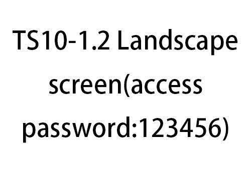 TS10-1.2 Landscape screen(access password:123456)