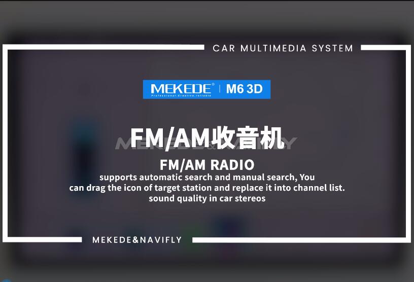 10-FM AM Radio-M6 3D