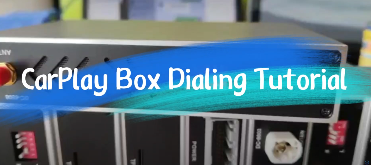 CarPlay box dialing tutorial