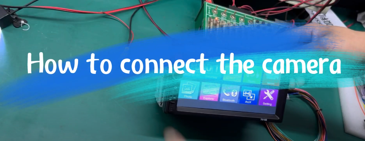How to connect the camera