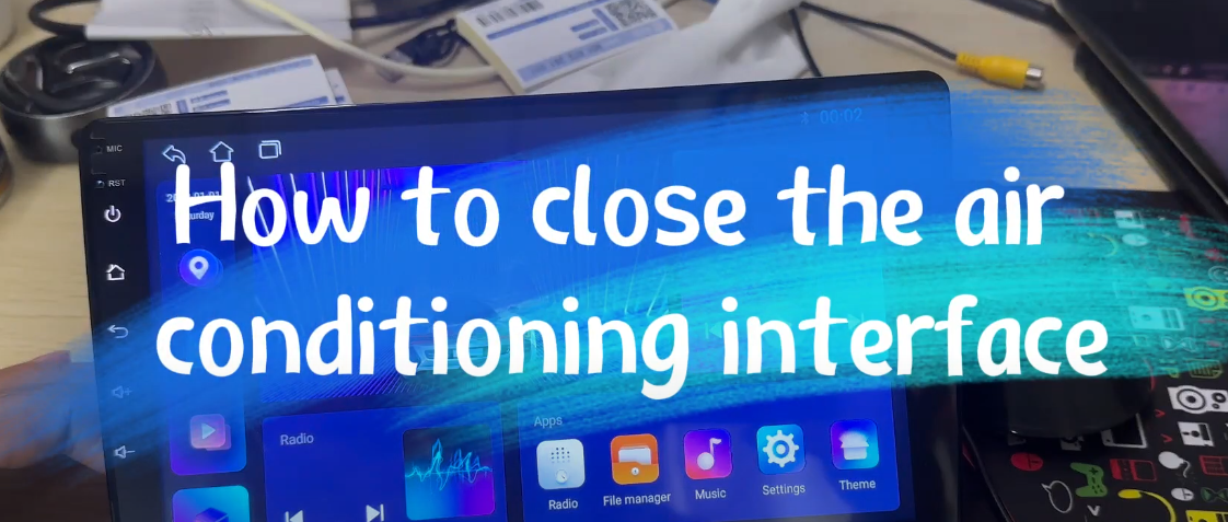 How to close the air conditioning interface