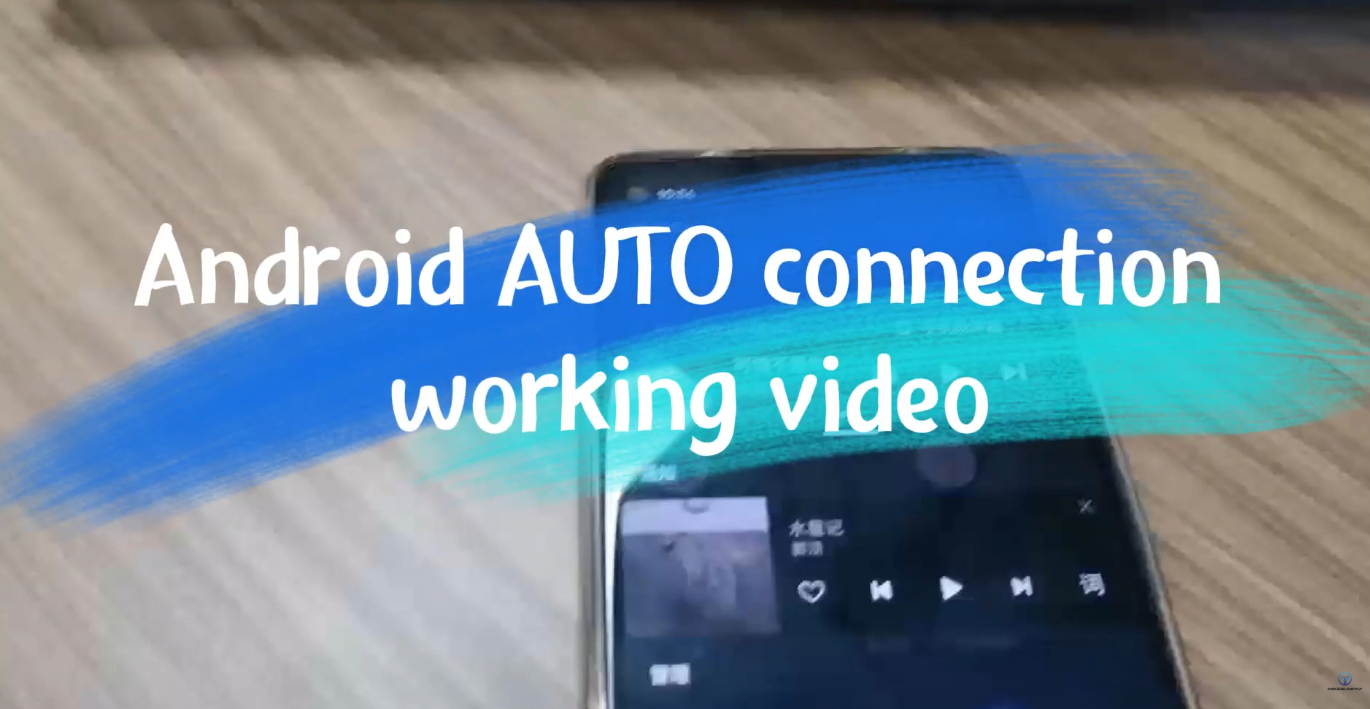 Android AUTO connection working video
