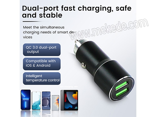 Dual-port fast charging,safe and stable
