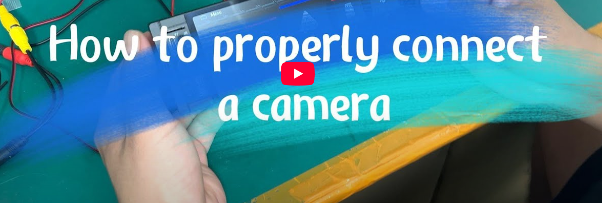 How to correctly connect the camera